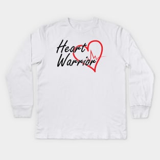 CHD Awareness - Heart Warrior Kids Long Sleeve T-Shirt